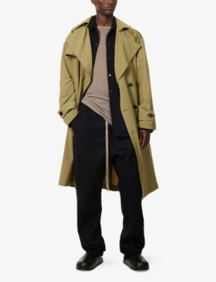 FEAR OF GOD: Curved-Hem Relaxed-Fit Wool and Cashmere Overshirt
