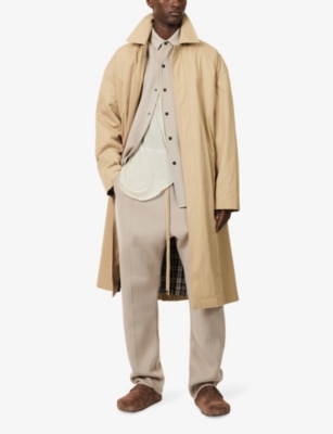FEAR OF GOD: Curved-Hem Relaxed-Fit Wool and Cashmere Overshirt