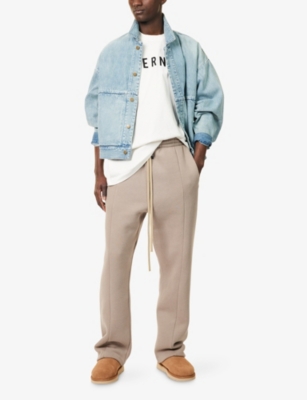 FEAR OF GOD: Trucker Batwing-Sleeves Denim Jacket