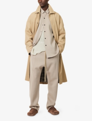 FEAR OF GOD: Drawstring Wide-Leg Wool and Cashmere Trousers