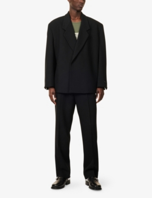 FEAR OF GOD: Classic Double-Breasted Wool Blazer