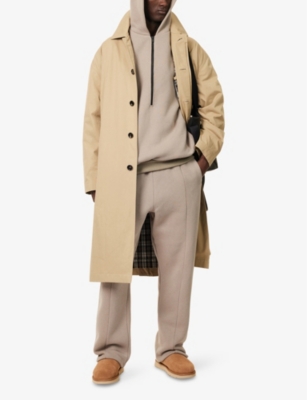 FEAR OF GOD: Dropped-Shoulders Two-Slip-Pockets Cotton and Cashmere Hoody