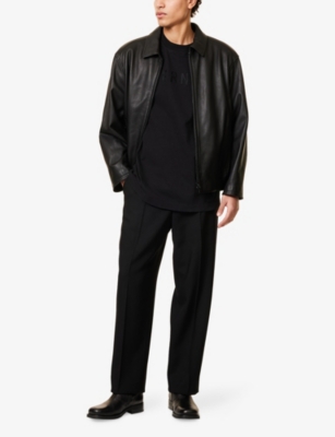 FEAR OF GOD MENS BLACK ETERNAL OVERSIZED COTTON-JERSEY T-SHIRT 