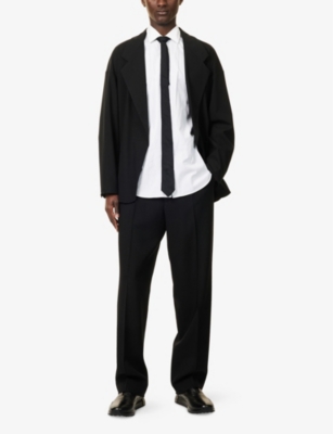 FEAR OF GOD: California Notch-Lapels Stretch-Cotton and Wool Blazer