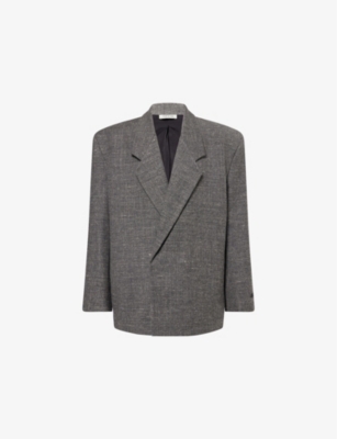 FEAR OF GOD: Classic Double-Breasted Woven Blazer