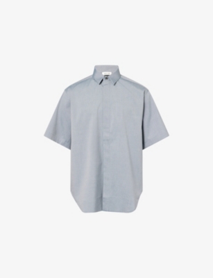 FEAR OF GOD: Short-Sleeve Oxford Cotton-Blend Shirt