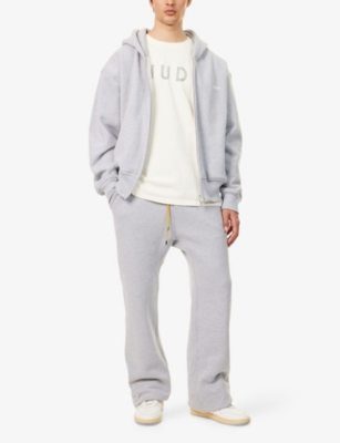 RHUDE: Classique Logo-Embroidered Cotton-Blend Jogging Bottoms