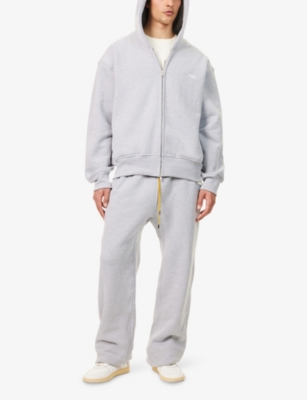 RHUDE: Classique Logo-Embroidered Cotton-Blend Hoody