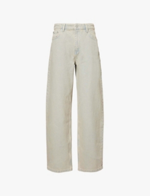 REPRESENT: Brand-Patch Five-Pockets Balloon-Leg High-Rise Denim-Blend Jeans