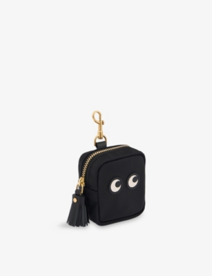 ANYA HINDMARCH: Eyes' Motif Ear-Phones Nylon Travel Pouch