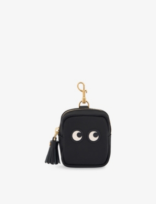 ANYA HINDMARCH: Eyes' Motif Ear-Phones Nylon Travel Pouch
