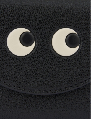 ANYA HINDMARCH: Eyes Mini Trifold Leather Wallet