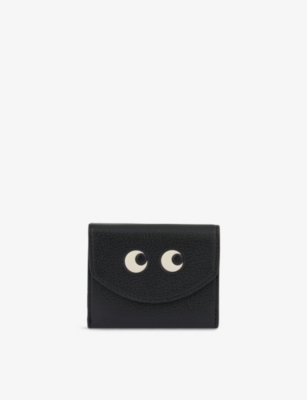 ANYA HINDMARCH: Eyes Mini Trifold Leather Wallet