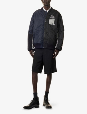YOHJI YAMAMOTO: Yohji Yamamoto x Neighborhood Embroidered Shell Jacket