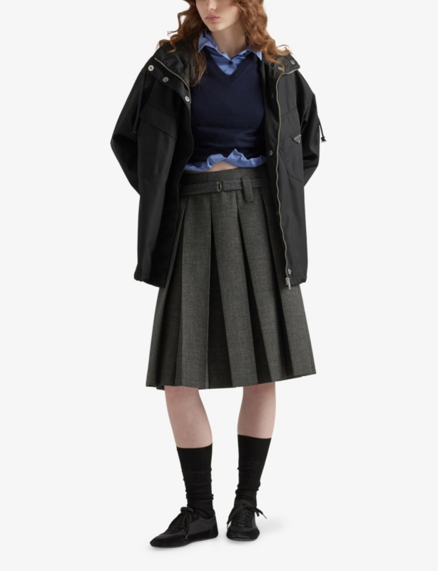 Re Nylon Logo-Embellished Woven Jacket