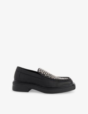 CHET LO X C4C X PULL AND BEAR: Chet Lo x C4C x Pull&Bear Studded Leather Loafers