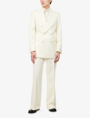 TIGER OF SWEDEN: Pierre Double-Breasted Wool Blazer