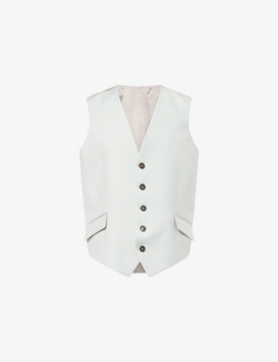TIGER OF SWEDEN: Ferry Wool Waistcoat