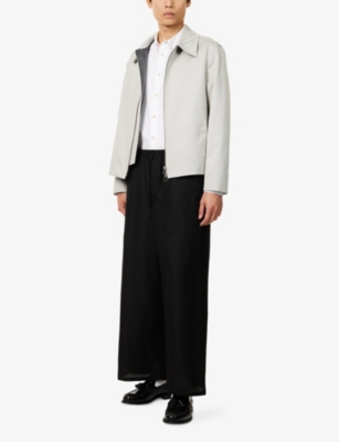 TIGER OF SWEDEN: Eelis Pointed-Collar Cotton Jacket