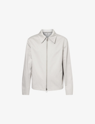 TIGER OF SWEDEN: Eelis Pointed-Collar Cotton Jacket