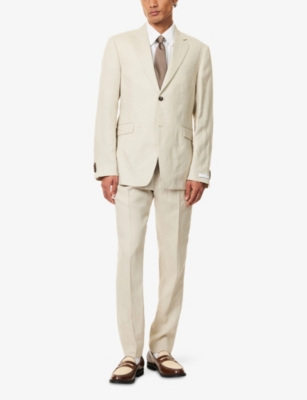 TIGER OF SWEDEN: Justin Single-Breasted Linen Jacket