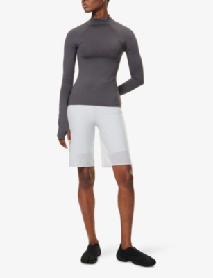 JOHANNA PARV X C4C X PULL AND BEAR: Pull&Bear x Johanna Parv High-Rise Woven Cycling Shorts