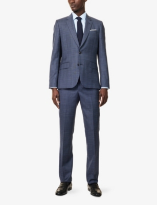 PAUL SMITH: Checked Single-Breasted Tailored-Fit Wool Suit