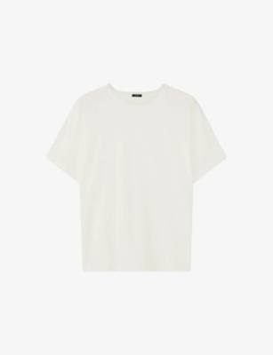 Joseph Womens Comfort Cotton Round-neck Cotton-jersey T-shirt Ivory Xs In Ivory