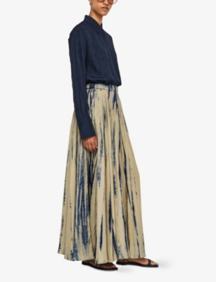 JOSEPH: Sully Tie-Dye Silk Maxi Skirt
