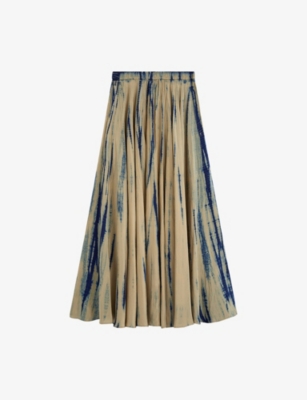 JOSEPH: Sully Tie-Dye Silk Maxi Skirt