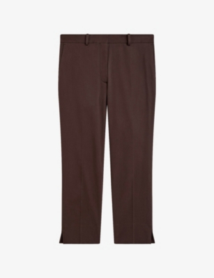 JOSEPH: Bing Court Tapered-Leg Stretch-Garbadine Trousers