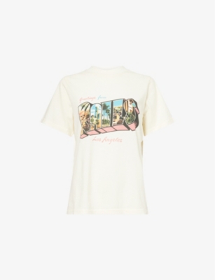 RAILS: Logo-Print Boyfriend Cotton-Jersey T-Shirt