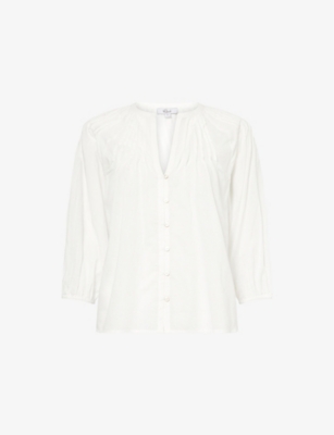 RAILS: Cassat Pintuck Cotton Shirt