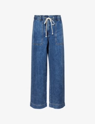 RAILS: Ryan Wide-Leg Denim-Blend Trousers
