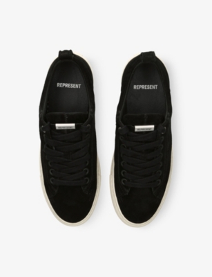 REPRESENT: Alpha 2.0 Suede Low-Top Trainers