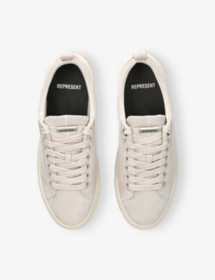 REPRESENT: Alpha 2.0 Suede Low-Top Trainers