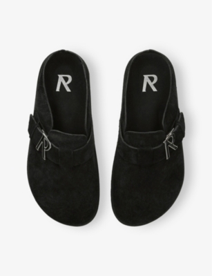 REPRESENT: Initial Tonal Suede Mules