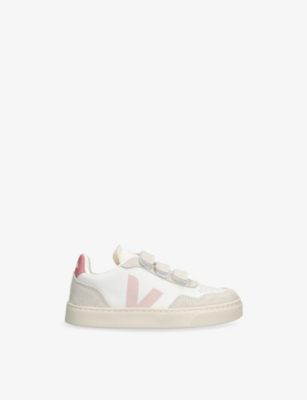 VEJA: Kids' V90 Leather Low-Top Trainers