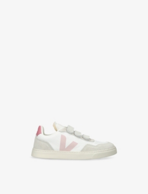 VEJA: Kids' V90 Leather Low-Top Trainers