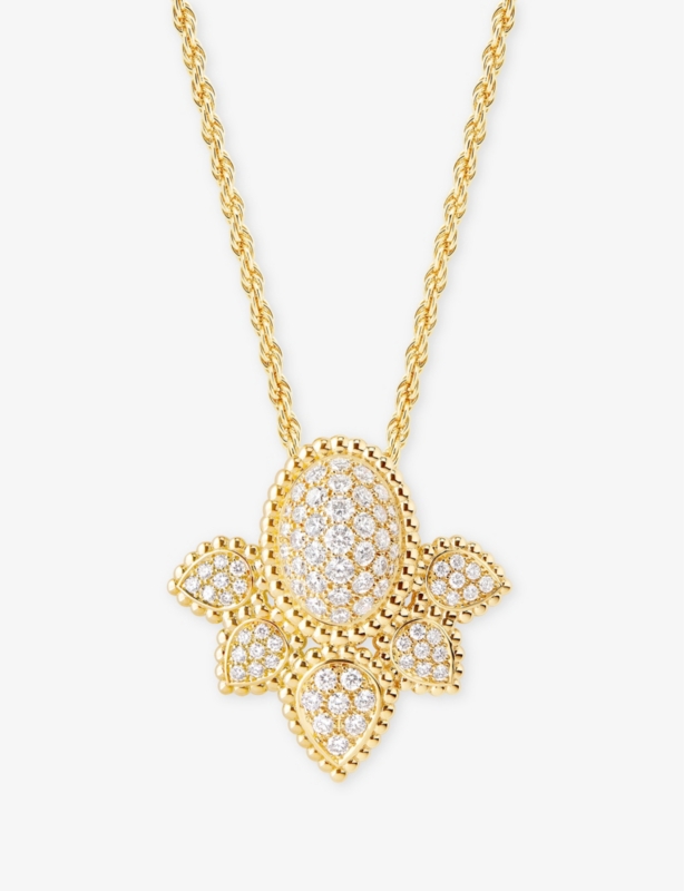 Serpent Bohème 18ct Yellow-Gold and 0.80ct Brilliant-Cut Diamond Pendant Necklace