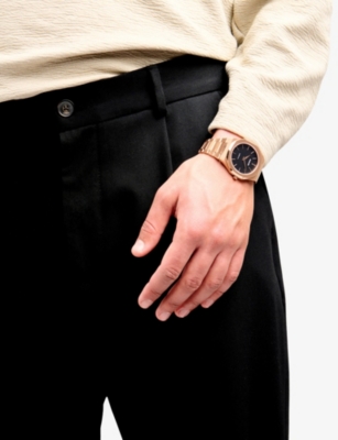 D1 Milano Rose Gold D1-utbj42 Ultra Thin Rose-gold Pvd Plated Stainless-steel Quartz Watch
