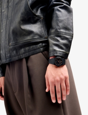 D1 Milano Black Polycarbon Dawn Light Polycarbonate Quartz Watch