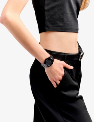 D1 Milano Ceramic Pure Black Ceramic Watch