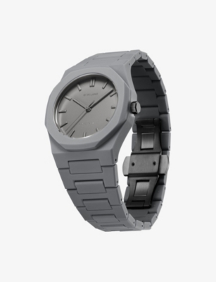 D1 Milano Ens Grey D1-pcbu03 Polycarbon Akebia Polycarbonate Quartz Watch