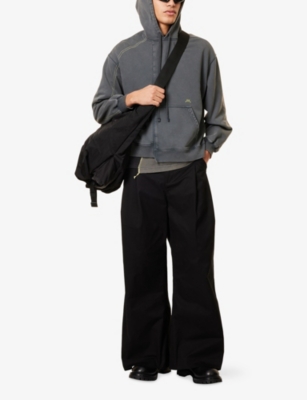 A COLD WALL: Oblique Kangaroo-Pocket Cotton-Jersey Hoody