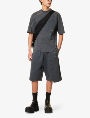 A COLD WALL: Oblique Two-Slip-Pockets Cotton-Jersey Shorts