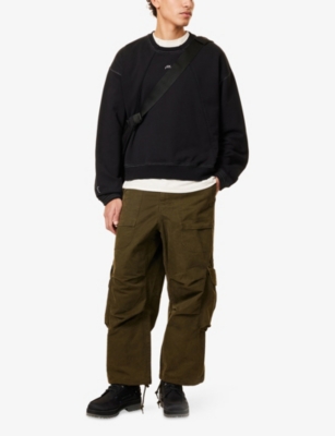 A COLD WALL: Millbank Crewneck Cotton-Jersey Sweatshirt