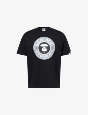 AAPE: Moonface Crew-Neck Cotton-Jersey T-Shirt