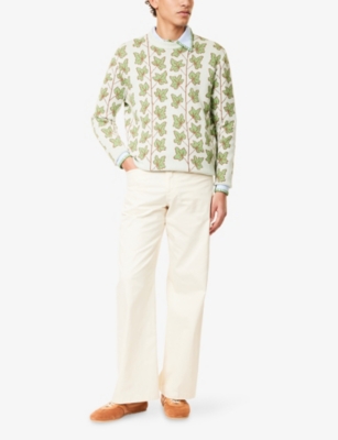 CHATEAU ORLANDO: Twill Wide-Leg Cotton-Poplin Trousers
