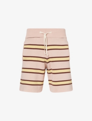 CHATEAU ORLANDO: Oscar Striped Knitted Cotton Short